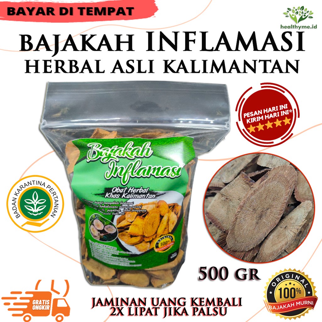 Bajakah Inflamasi / Kayu Akar Bajaka Asli Kalimantan - 500 gr