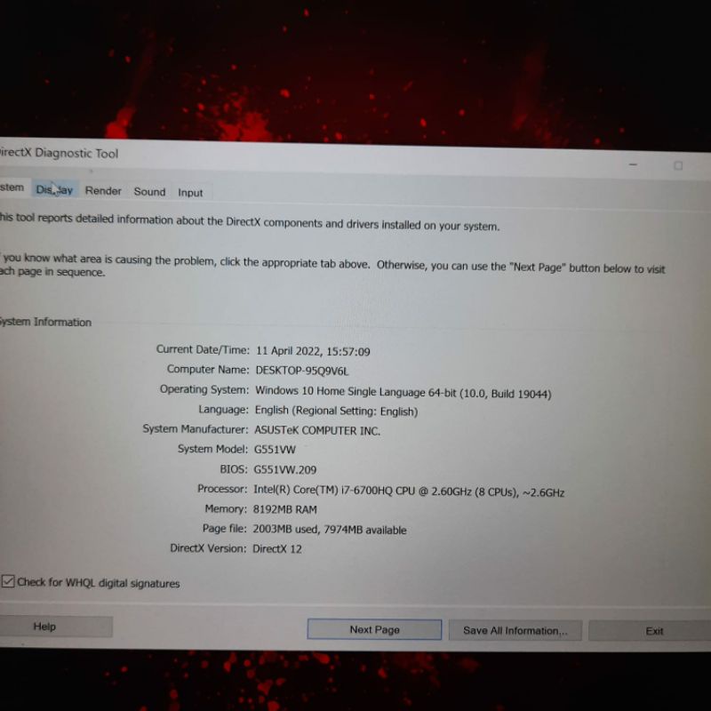 Laptop Asus ROG GL753VE Cor i7-7700HQ 17inch Ram 16Gb/ 8Gb /SSD 256GB +HDD 1TB GTX1050Ti 4Gb