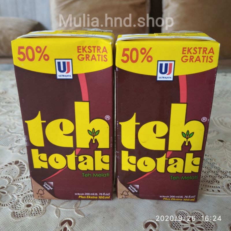 

Ultra Jasmine Teh Kotak 200 mL