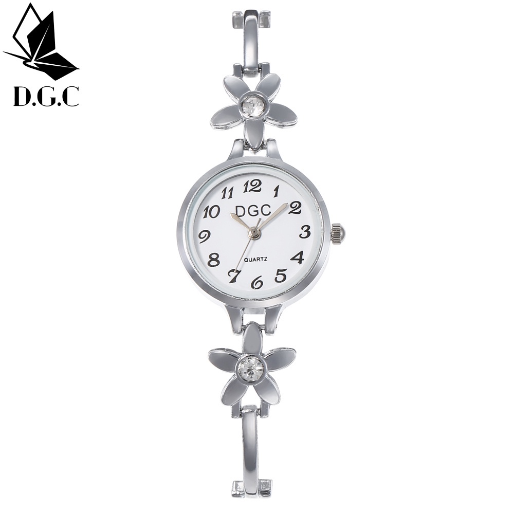 COD Jam Tangan Wanita Kasual Bulat Stainless Anti Karat Diamond - Kasual - Jam Tangan Fashion Korea W220