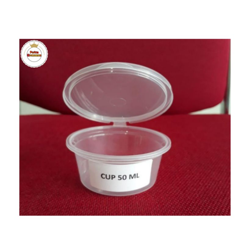 Cup saos DM P2 50ml- Thinwall Dm tempat saos- isi 50pcs