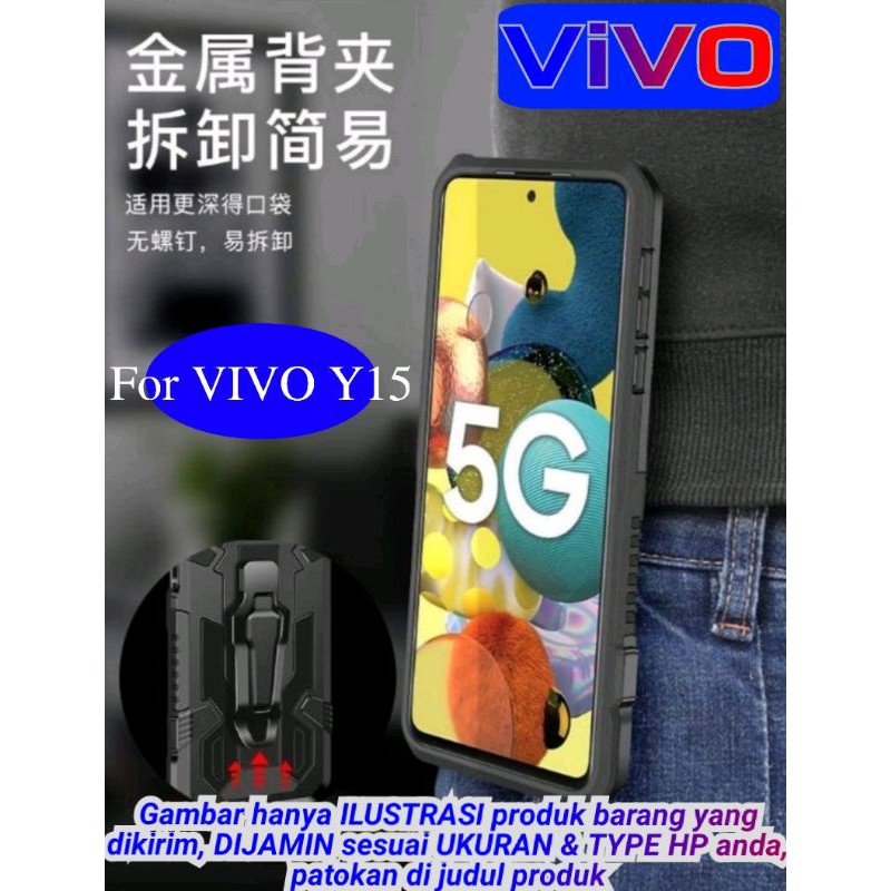 VIVO Y12 VIVO Y15 NEW HARD CASE STAND I CRISTAL CASE STANDING