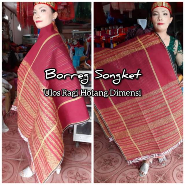 ULOS RAGI HOTANG DIMENSI ULOS PRIA ULOS BATAK TOBA ULOS RAGI HOTANG MERAH