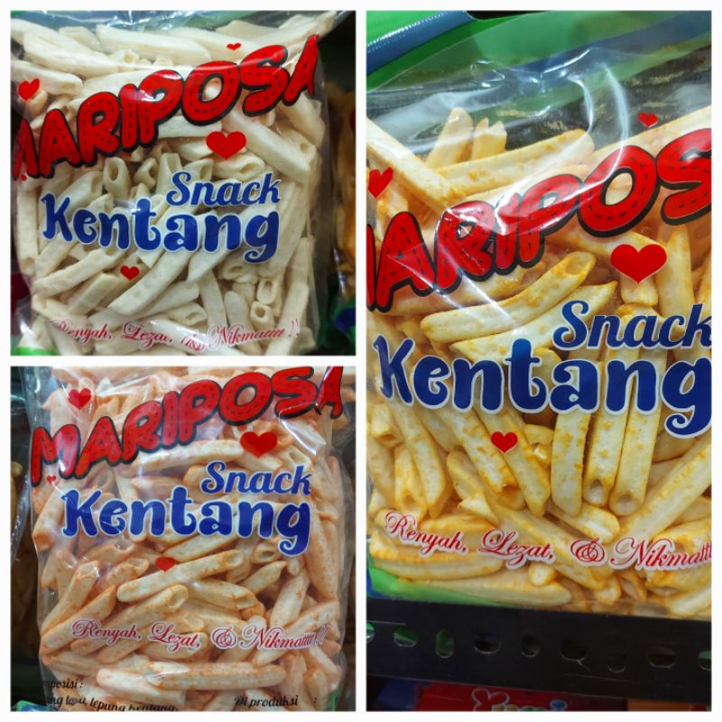 

Mariposa Snack Kentang All Variant 250gr