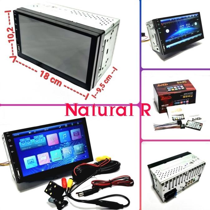 Tv Mobil Headunit Doubledin Mp5 Dhd4300 4300 Fullglass
