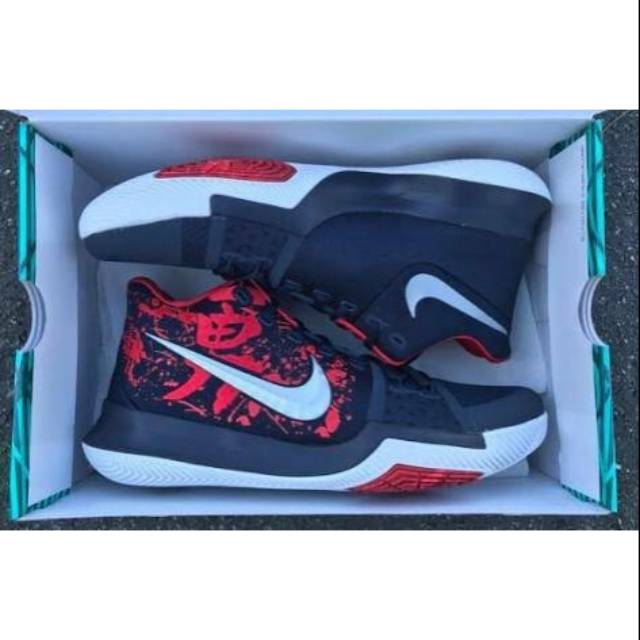 Sepatu Basket Nike Kyrie 3 samurai black red