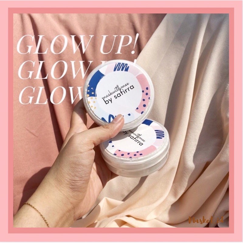[READY] Maskwithmee By Safirra Mineral Mask / Masker Wajah Organik Maskwithmee Free Gift