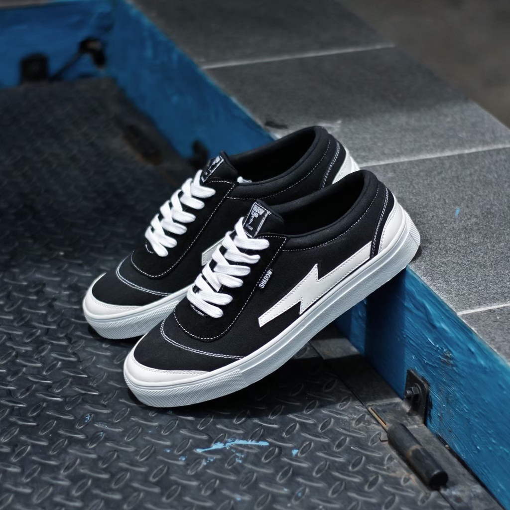 ORIGIN BLACK - Sneakers Kasual Pria Sepatu Skate Kets Unisex - Sniker