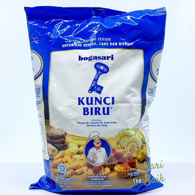 

Tepung Terigu Bogasari Kunci Biru 1KG NETTO