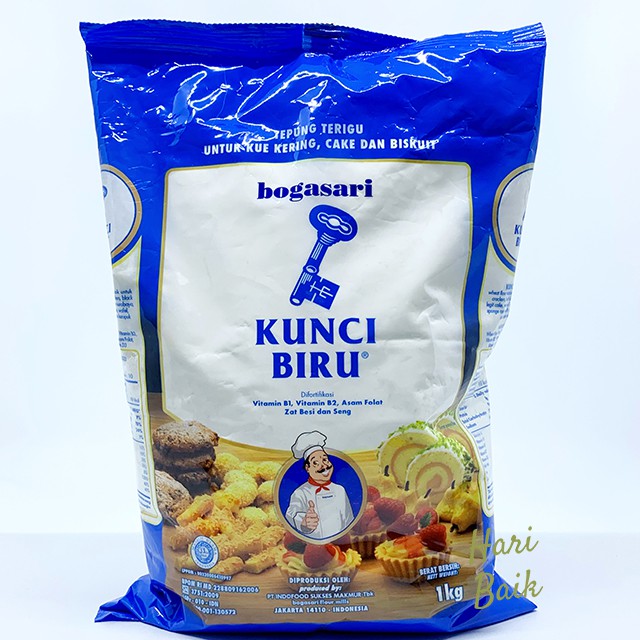 

Tepung Terigu Bogasari Kunci Biru 1KG NETTO