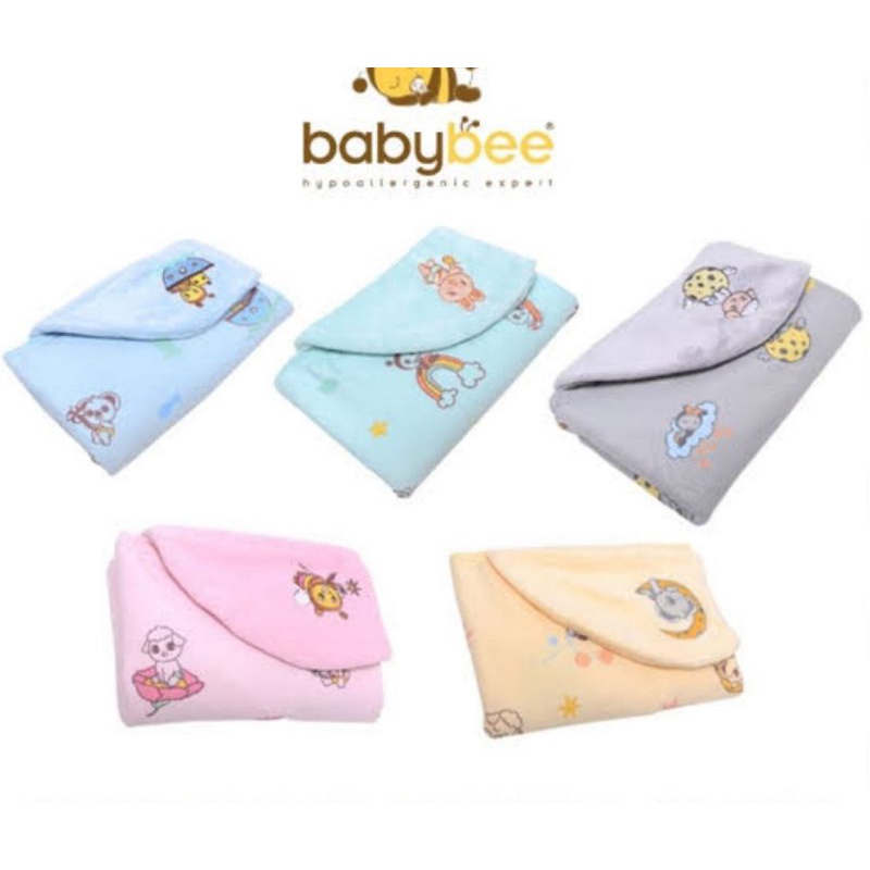 Babybee Fluffy Hooded Blanket