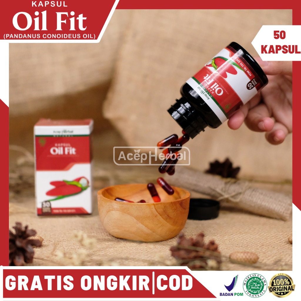 Obat Jantung Berdetak Cepat - Obat Jantung Berdebar Kencang - Jantung Berdebar Debar - Sakit Jantung - Nyeri Dada Sebelah Kiri - Gangguan Irama Jantung - Sesak Nafas - Jantung Lemah Bengkak - Jantung Koroner - Oil Fit Kapsul Buah Merah Papua Original BPOM-5