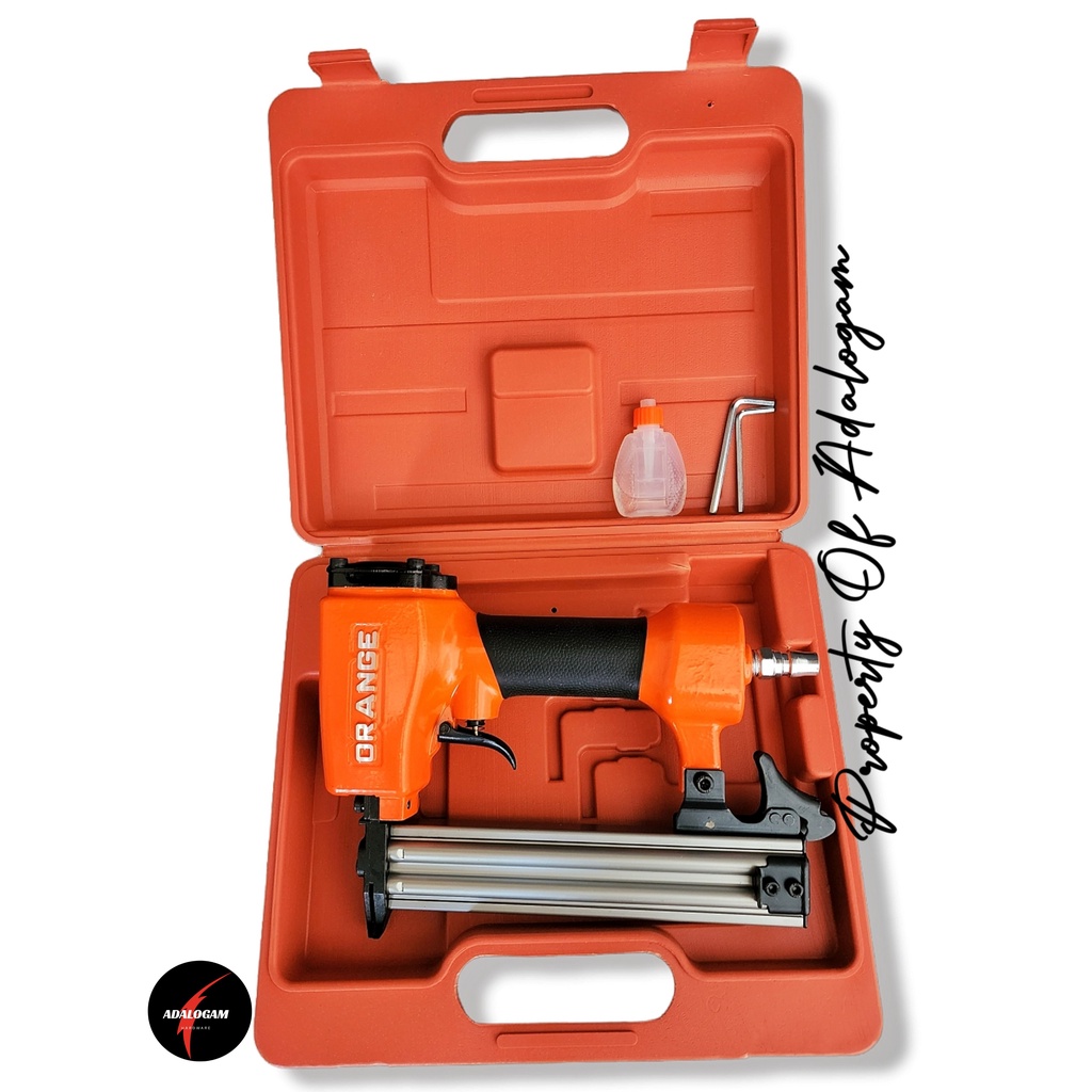 ORANGE Air Nailer F30 - Mesin Alat Paku Tembak Stapler Angin Staples