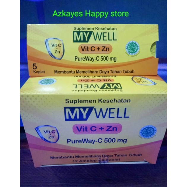 My Well Vitamin C + Zn Suplemen Kesehatan