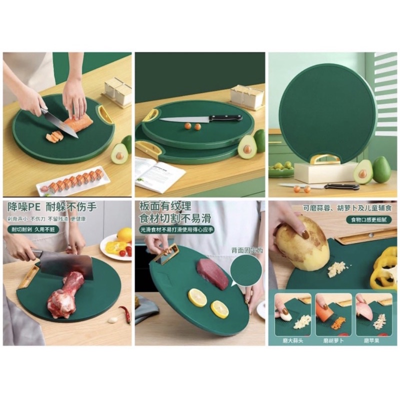 Talenen Bulat Anti Jamur Multifungsi Non Slip Bahan Plastik PE