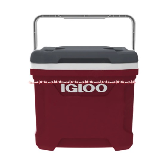 Igloo 28L Kotak Pendingin Seri latitude Blue Red Iglo Cooler Box With Handle 28 Litter Alat Tempat Menjaga Minuman Tetap Dingin 3Hari Warna Merah Biru Igloo