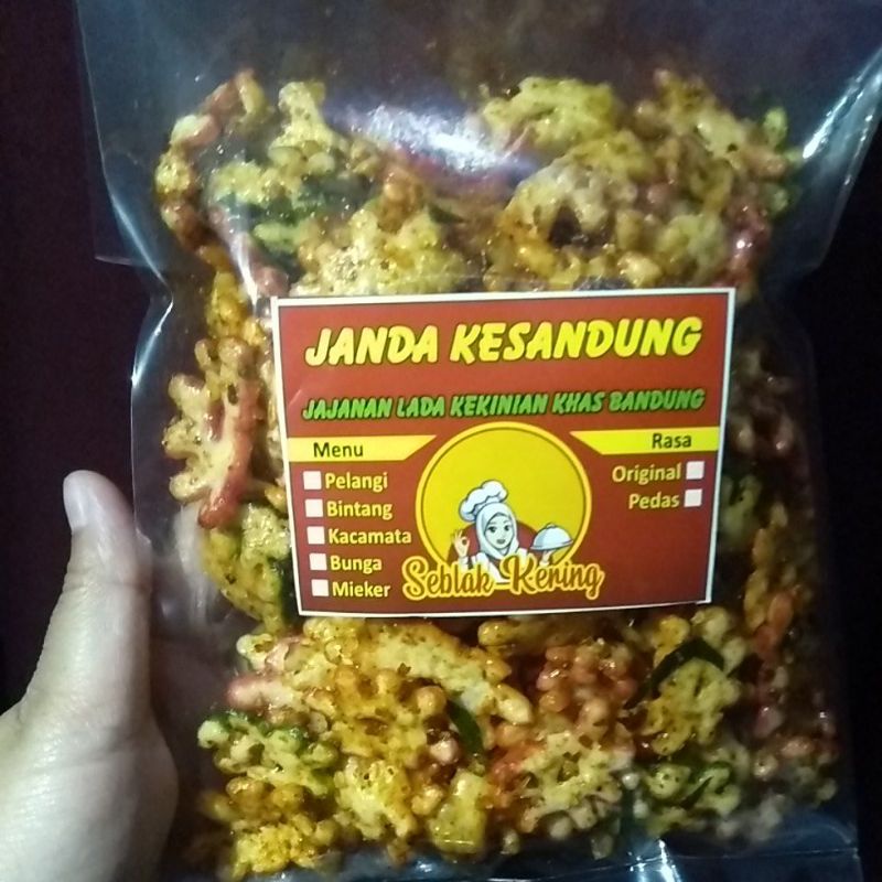 

BINTANG 125 GR SEBLAK KERING BINTANG JANDA KESANDUNG