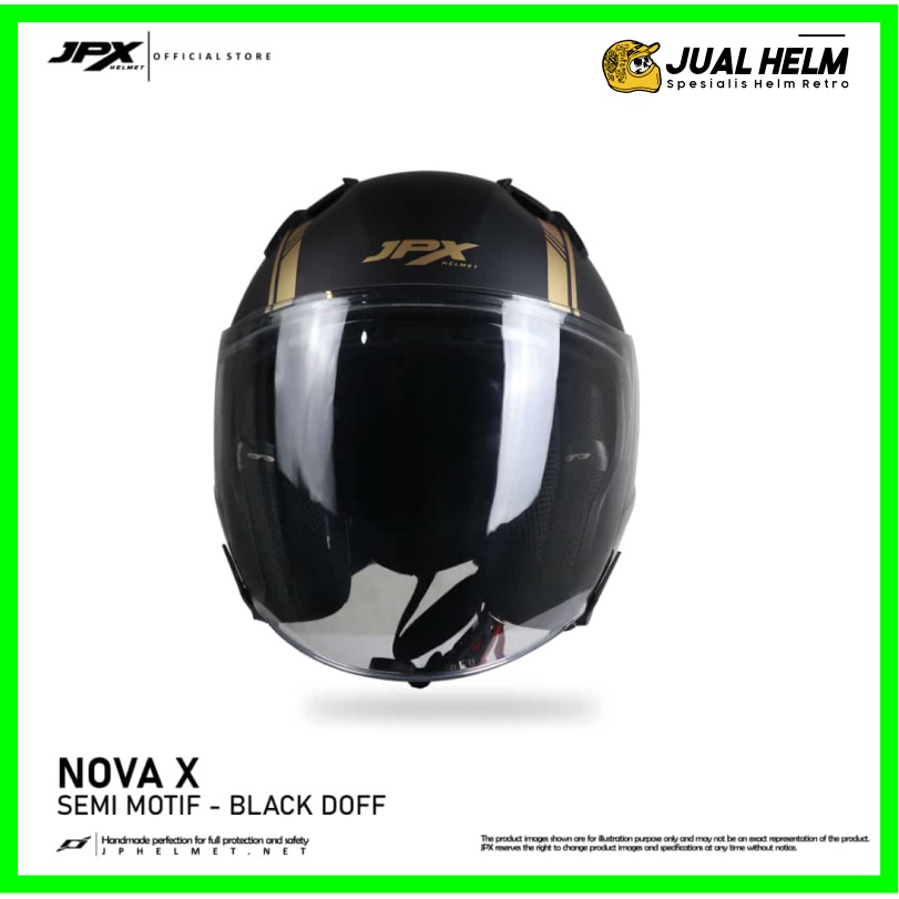 Helm JPX Nova X Semi Motif Black Dof