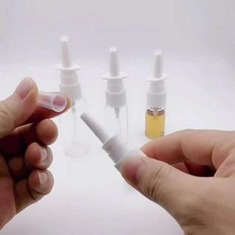 Botol Semprot 10 / 20 / 30ml Portable Bahan PET Transparan Untuk Hidung