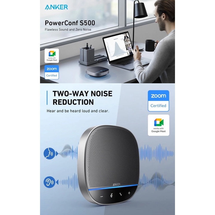 ANKER PowerConf S500 Conference Room Meeting Speakerphone - A33055