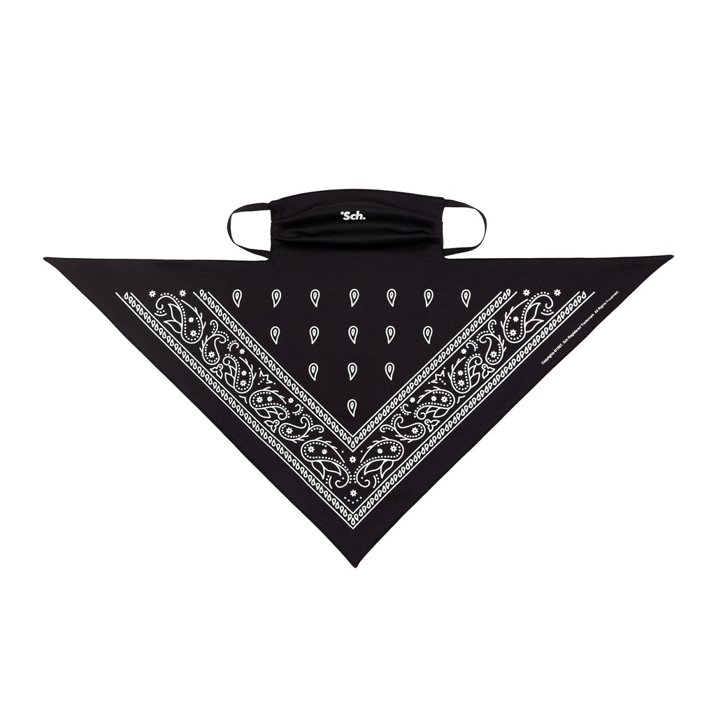 Sch Scarf  Paskey Gla Black-3