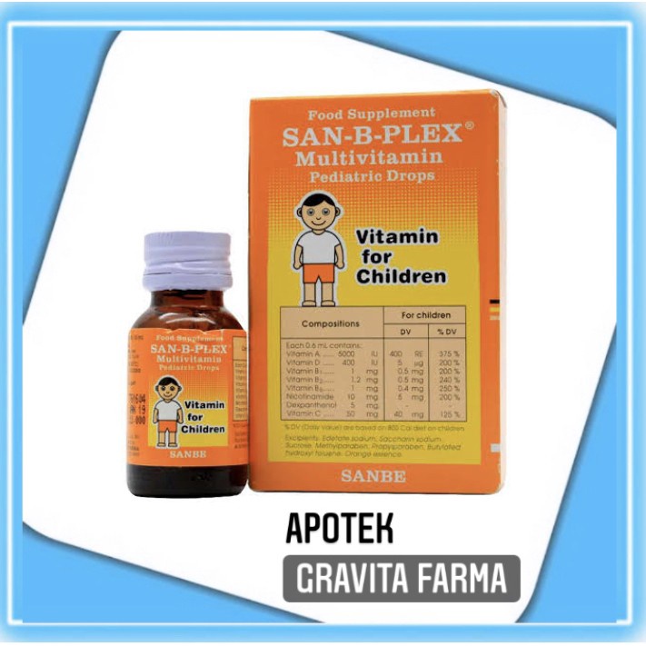 San-B-Plex / San b plex / sanbeplex / sanbe plex multivitamin anak