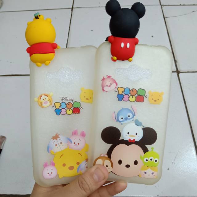 Softcase 3d boneka intip samsung J1 ace