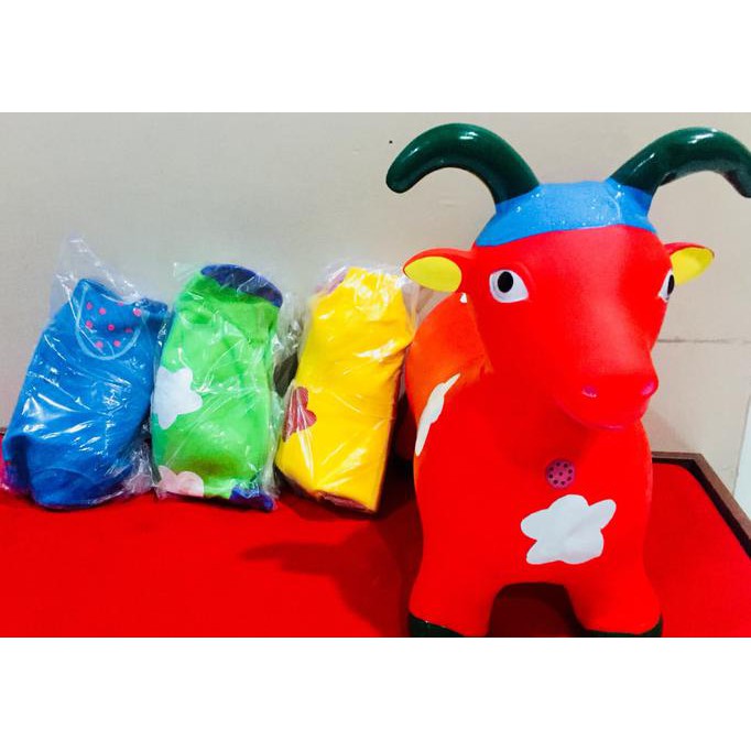 Mainan Anak Binatang Domba Karet | Kambing Pompa