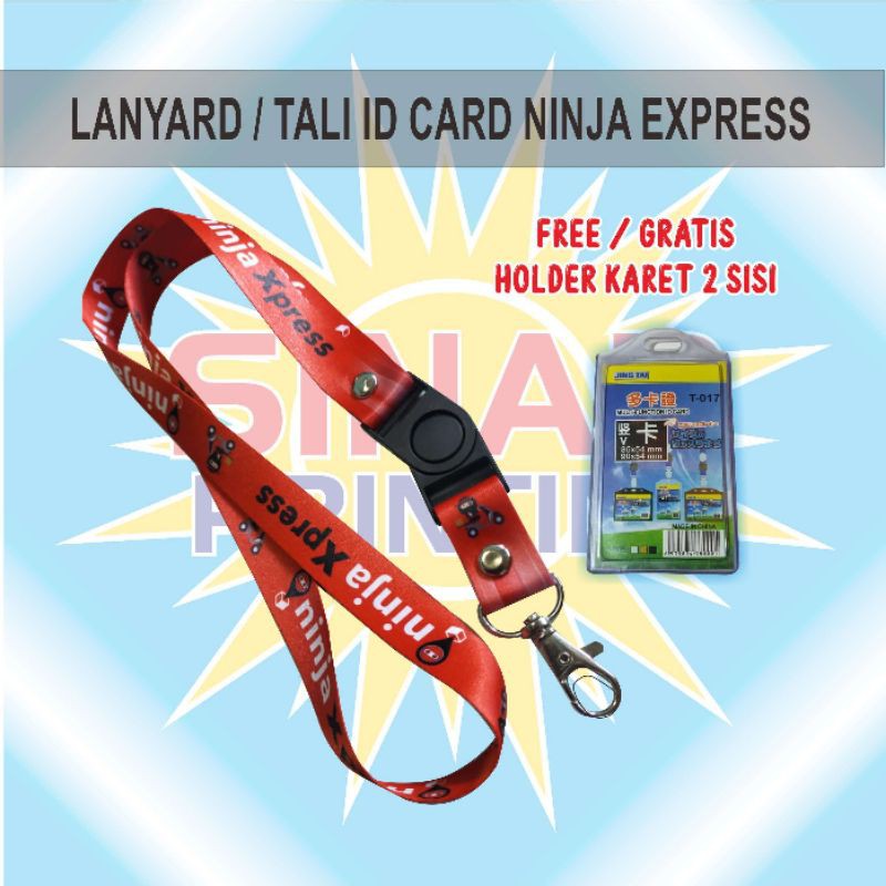 (READY STOCK) Tali id card Ninja Express bisa satuan