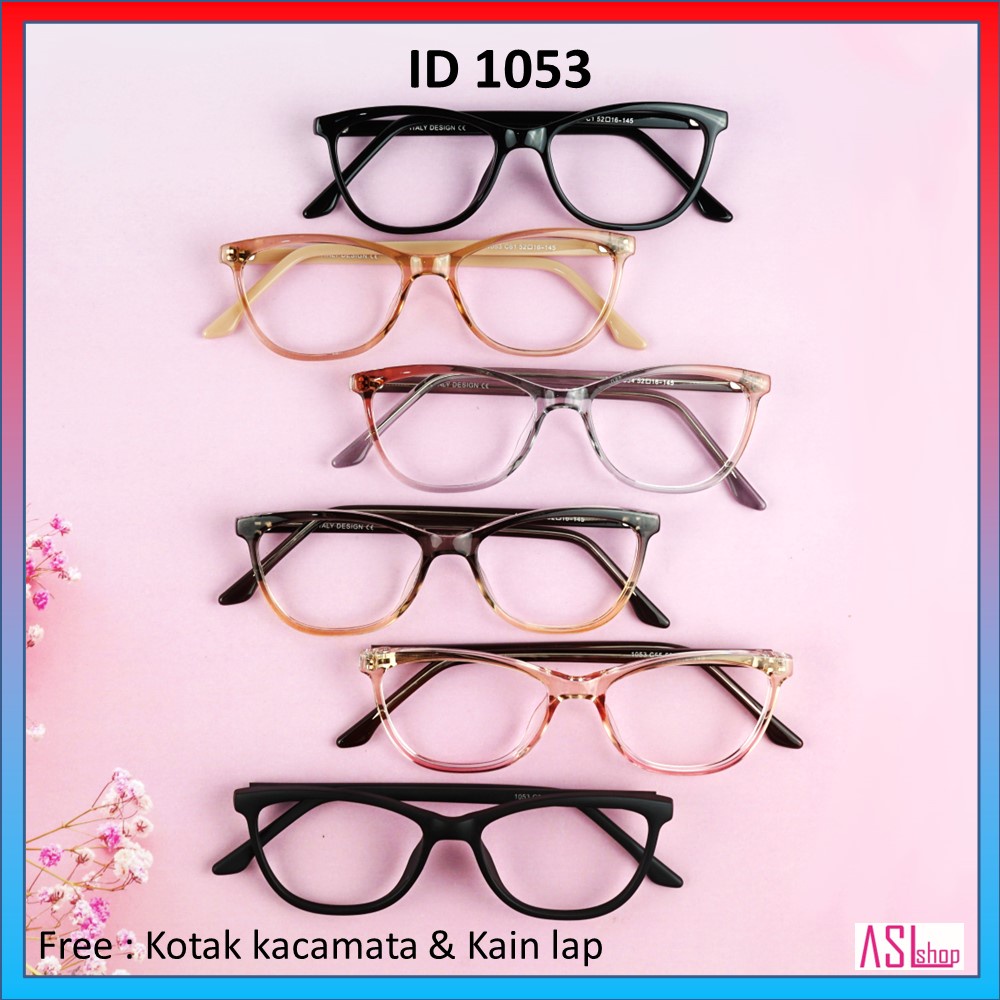 FRAME KACAMATA MINUS (ID 1053) + LENSA BLUERAY DAN PHOTOCROMIC