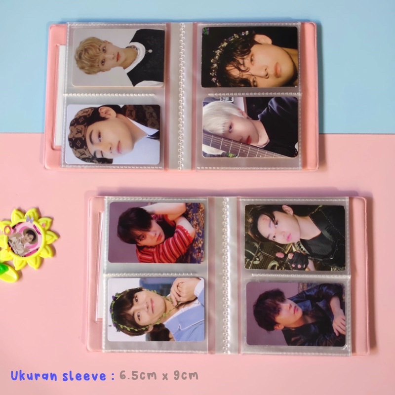 (itspico) 72 slot mini collect book for photocard bluepink cute 2p kolbuk best seller