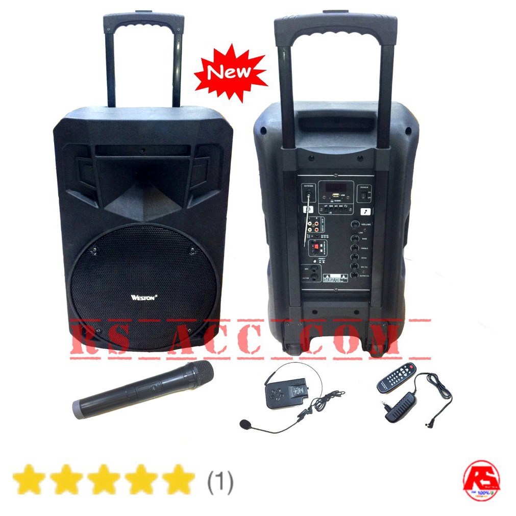 Murah  New Speaker Portable Wireless PA Amplifier Weston 12" Inch Meeting TOA