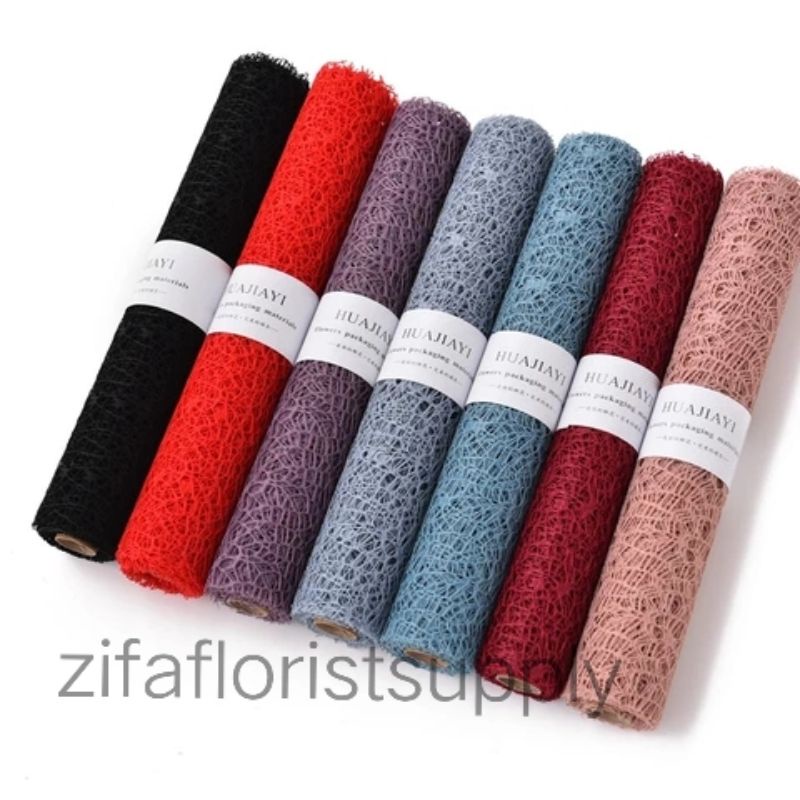 jaring net roll l jaring buket l kertas buket l hiasan buket l bahan buket