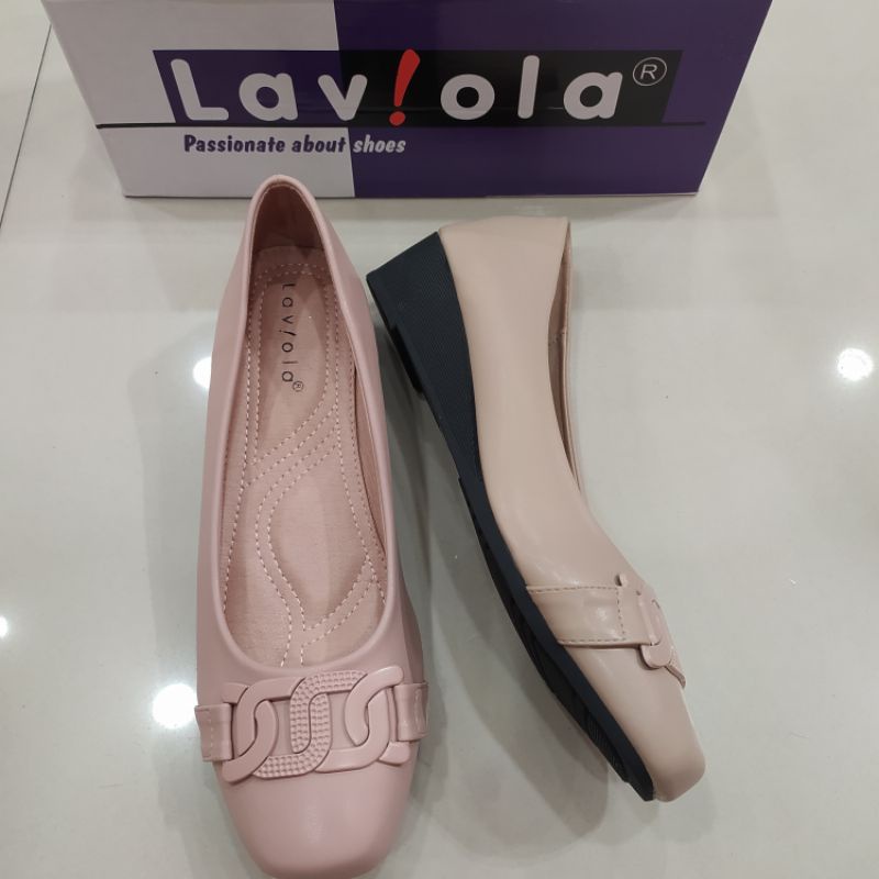 sepatu wedges Laviola model baru