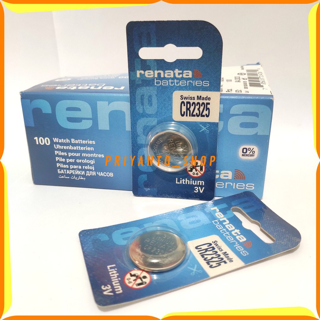 ORIGINAL RENATA CR-2325 CR 2325 3V LITHIUM BATTERY BATERE BATREI RENATA CR2325