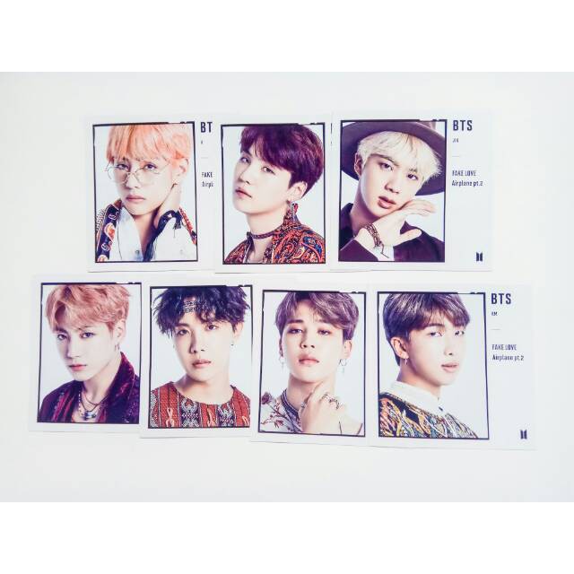 [sharing] BTS - FAKE LOVE/AIRPLANE PT. 2 FC Ver Sharing Items CD /Jacket Photos