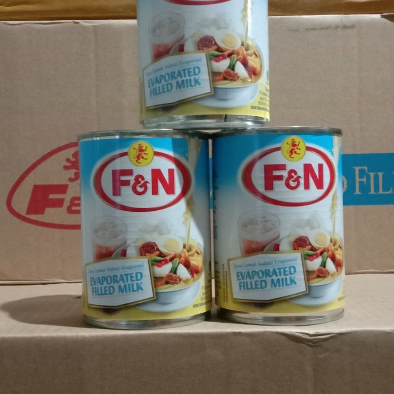 F&amp;N evaporated milk 380gr susu cair