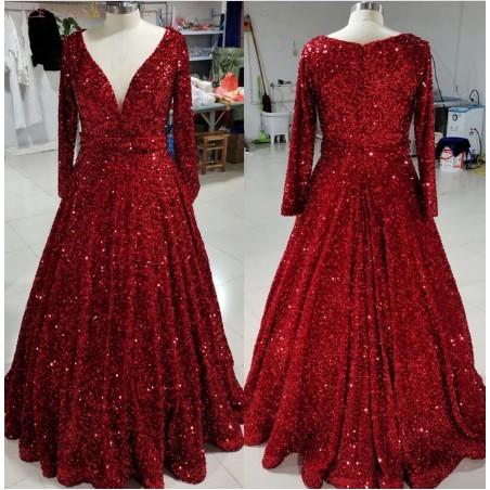 Evening Prom Celebrity Dresses 2020 Woman Party Night Muslim Ball Gown Gold Long Dresses