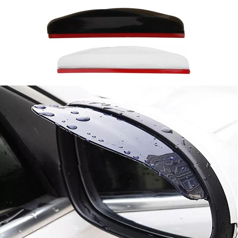 Talang Air Spion Mobil Pelindung Spion Karet Wiper Spion Mirror Visor