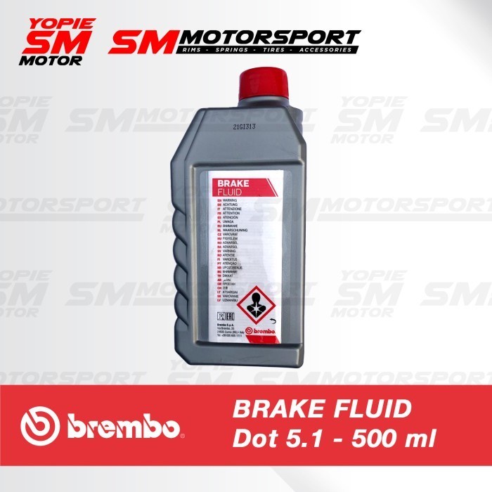 BREMBO Brake Fluid Minyak Rem Mobil Dot 5.1 Dot 5 500 ml Original