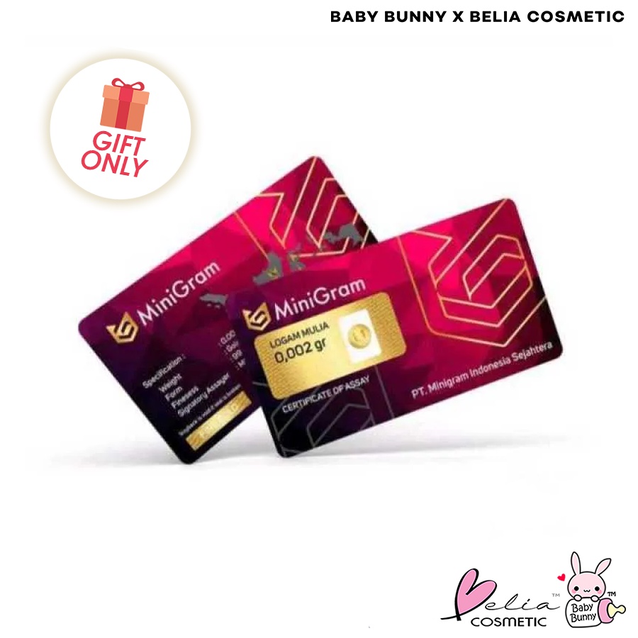 ❤ BELIA ❤ GIFT YESNOW Mini Gold 0,002 gram | Emas Logam Mulia | Minigram