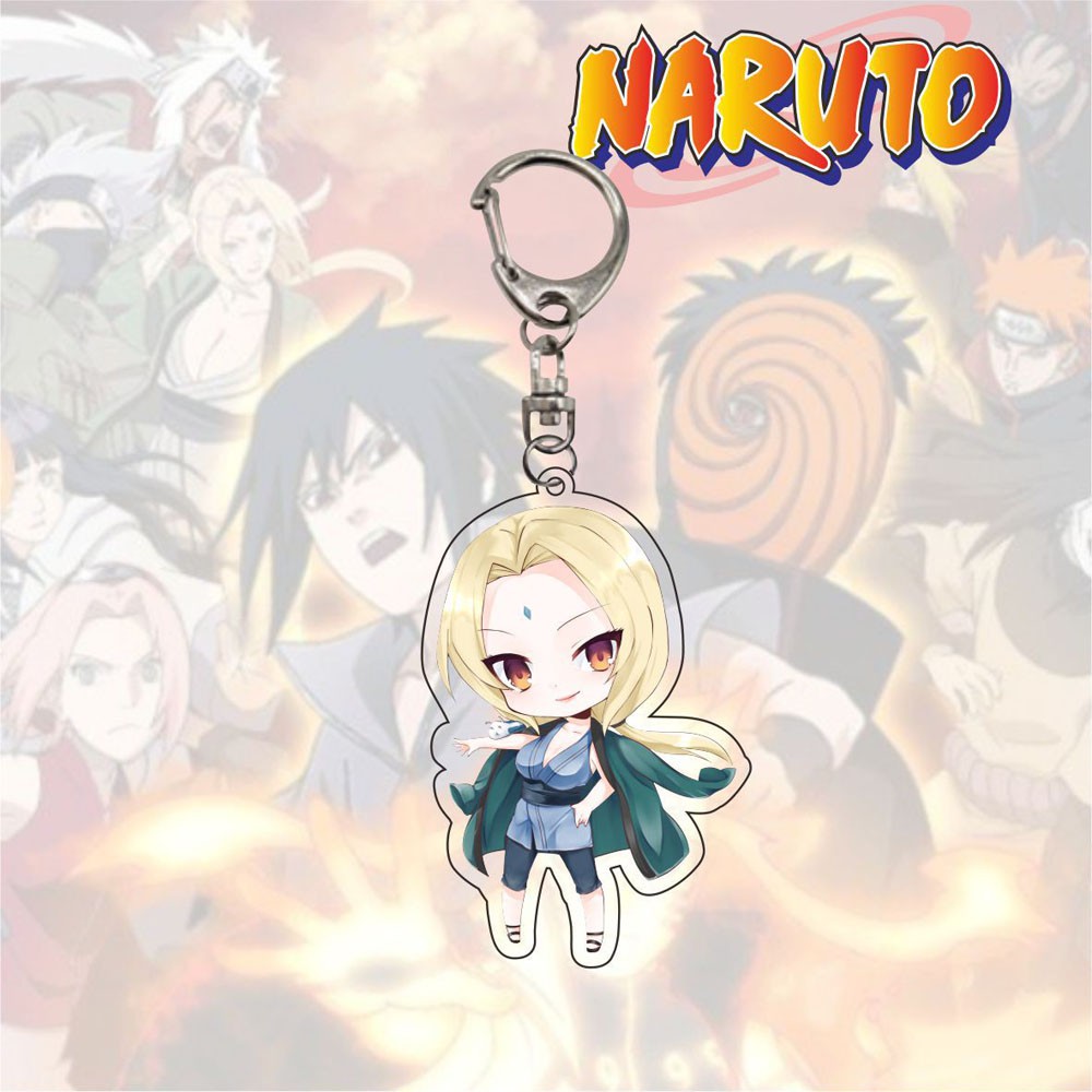 Lanfy Gantungan Kunci Action Figure Anime Naruto Versi Q