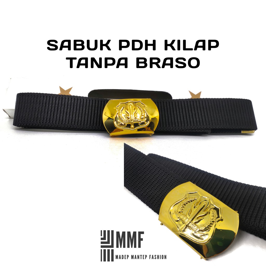 Ikat Pinggang Sabuk Kopel Pdh Security Satpam Kuningan Perlengkapan Satpam Terbaru