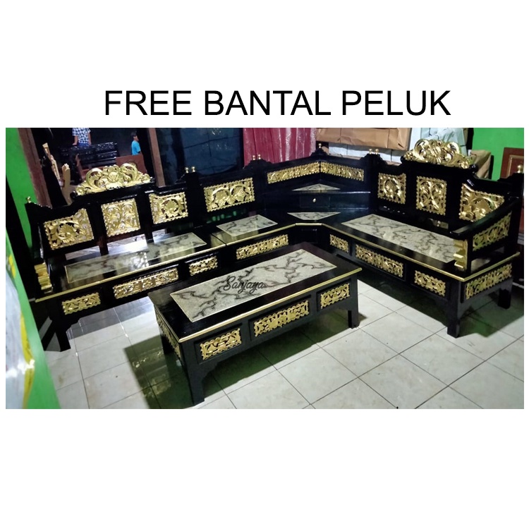 Jual Kursi Tamu Jati Murah Jepara Model Sudut Minimalis Kursi Ruang