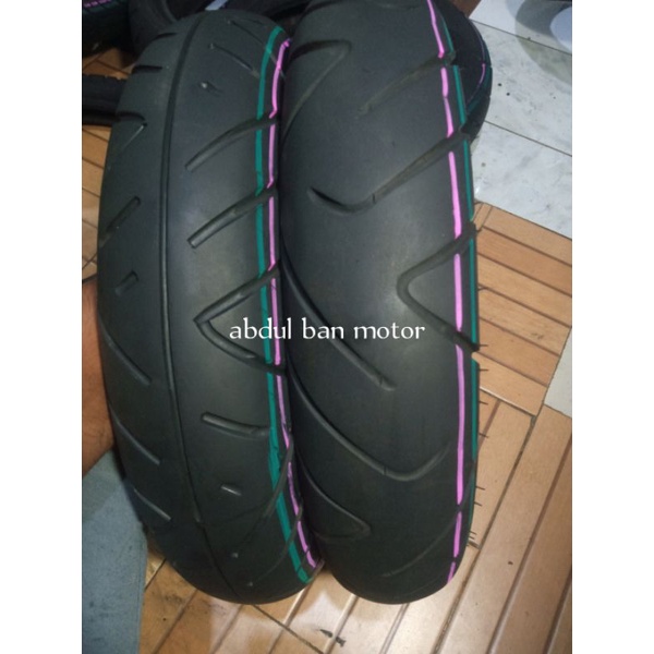 SEPASANG DEPAN BELAKANG BAN SCOOPY FI RING 12 TUBLEES