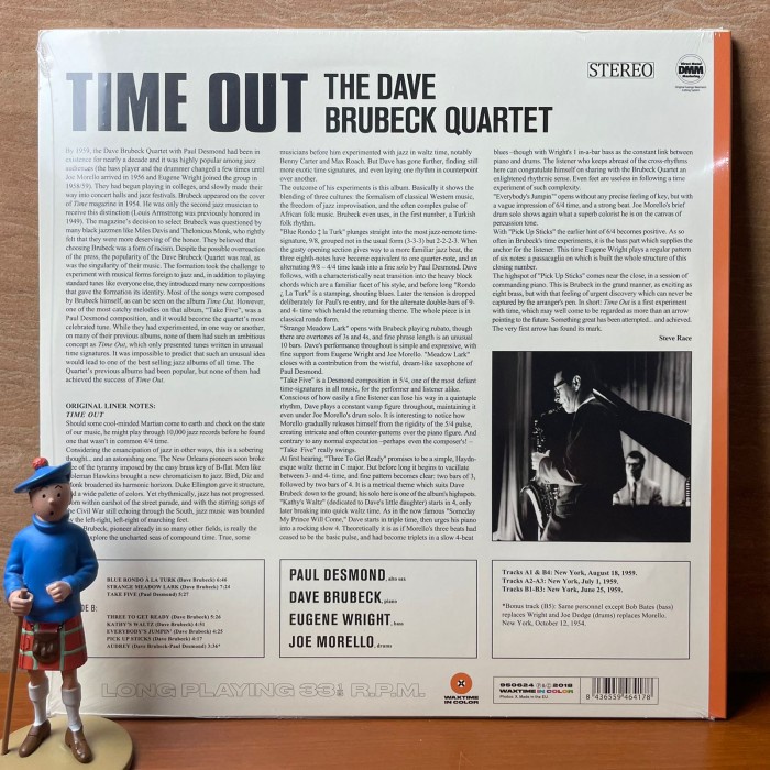 VINYL DAVE BRUBECK QUARTET - TIME OUT (1LP,180G,CLRD)