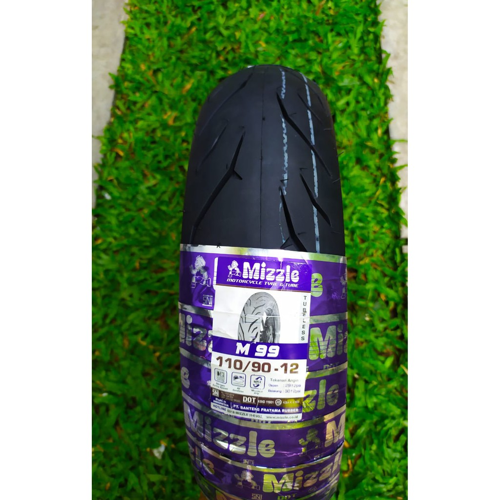 BAN  MIZZLE 110 90 12 MIZZLE M99 Ban Tubeless Motor SCOOPY NEW  Ring 12