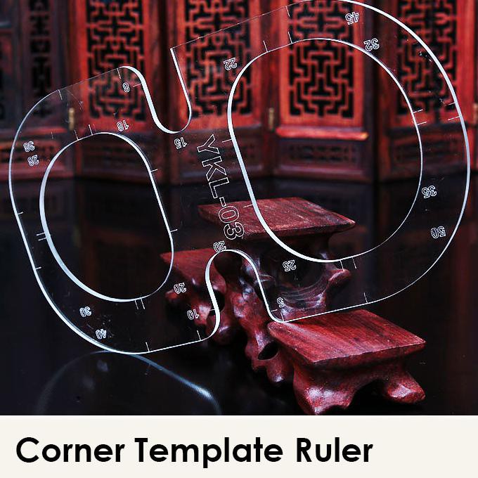 

Ready Oke] Corner Template Ruler | Leather Tool | Peralatan Kulit |Tools