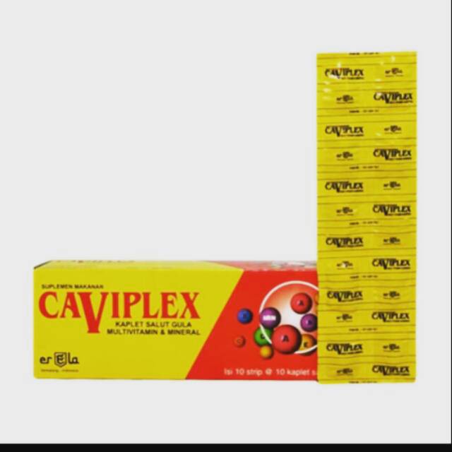 CAVIPLEX TABLET VIT NAFSU MAKAN NUTRISI OTAK SUPLEMEN DAYA TAHAN