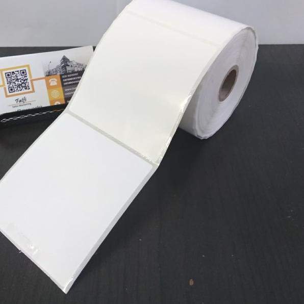 

✺ KERTAS STICKER LABEL PRINTER BARE 100 X 100 MM - 1 LINE SEMICOATED ♪